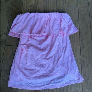 Pink Off-Shoulder Lilly Pulitzer Top